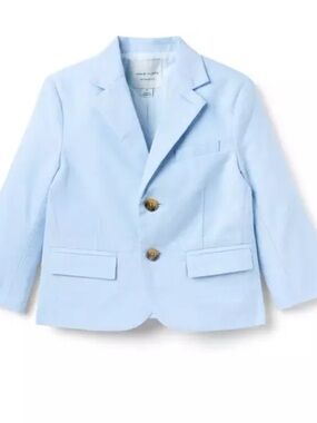 Janie and Jack Light Blue Boys' Blazer Jacket